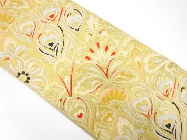 Japanese Kimono / Antique / Fukuro Obi Silk